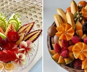 ویدیو پذیرایی شیک و پیک؛ مهمونی داری دیس میوه رو اینجوری دیزاین کن تا همه کیف کنن