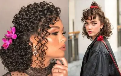 مدل های بستن موی فرفری زنانه؛ آسون شدن سختیه پیچ و تاب فر با انواع ایده دیزاین مو