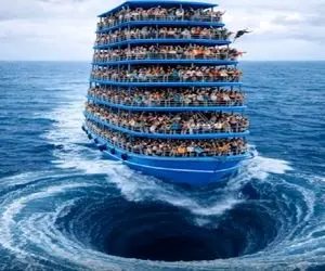 معماری طبیعت؛ کاپیتان کشتی مسافربری حکم مرگ همه رو امضا کرد