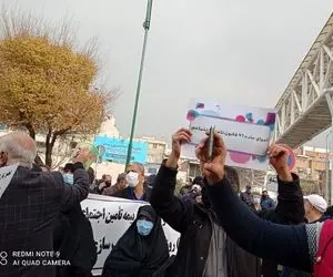  بازنشستگان تامین اجتماعی در تبریز تجمع اعتراضی کردند
