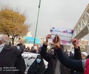  بازنشستگان تامین اجتماعی در تبریز تجمع اعتراضی کردند