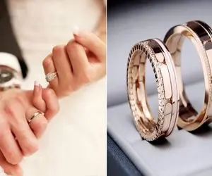 حلقه های ست طلا 2025؛ انگشترای امسال حتی تو قیامتم که صور اسرافیل بزنن بازم شیکه 