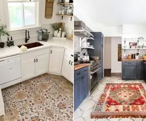 برای آشپزخانه چه فرشی بخرم؟ / با اینا موقع ظرف شستن پاهات خسته نمیشن انگار رو ابرایی