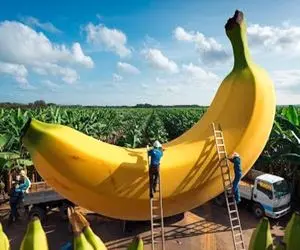 کشاورزی بدیع؛ با تجهیزات نوین موز کاشتن هر یدونه اش قد یه تریلی کمر درخت شکست