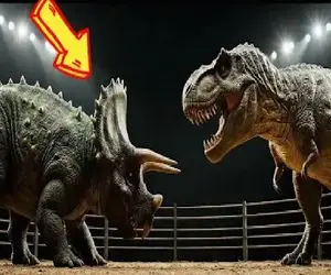 جنگ حیات وحش؛ دشمنان واقعی تی‌رِکس شکست ناپذیر را فراری دادند