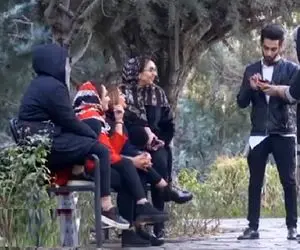 شوخی پویان nr با دختر تو پارک | دوربین مخفی