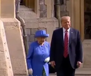 کارهای جالب دونالد ترامپ؛ از اهمیت ندادن به ملکه انگلیس تا شوخی فیزیکی با شاهزاده عرب