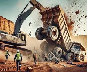 جابه جایی جانکاه؛ اپراتور کامیون موقع حمل 500 تن مواد شیمیایی تو جاده مهلک منفجر شد