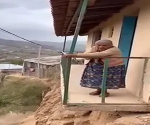 معماری طبیعت؛ پیرزن یه نیمچه تکون میخورد الان زنده بود