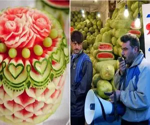 قیمت هندوانه شب یلدا مشخص شد/ فروش هندوانه‌های تزئینی تا نرخ ۲ میلیون تومان!