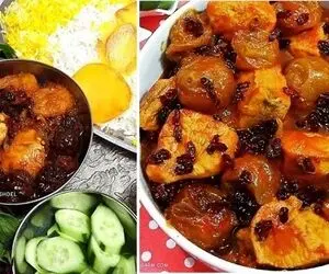 طرز تهیه خورش شیرین قاتق به روش اصیل گیلانی / طبخ غذای محلی با بهترین دستور