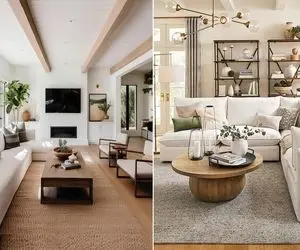 اصول چیدمان مبل در پذیرایی مستطیل / با یکم اینور اونور کردنشون فضا رو زیبا و دلباز کن