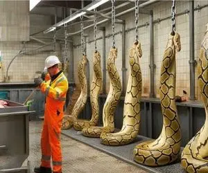 فرآوری مار؛ مارهای خوش خط و خال قربانی صنعت کیف و شکم چرانی آدمیزاد