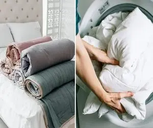 بهترین روش شستن پتو در خانه / یه عمر اشتباه زدی این راه اختراع تنبلاس اصن خستت نمیکنه