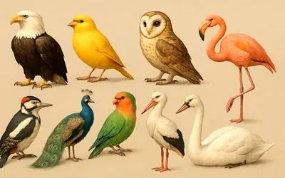 تست شخصیت شناسی؛ بگو دوست داشتی کدوم پرنده باشی تا زیر و روی اخلاقتو بدونی