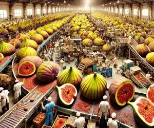 کشاورزی بدیع؛ با تزریق هورمون هر یه انجی و 200 کیلو میکنن میفروشن برا تولید مربا