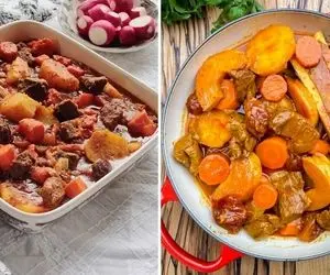 طرز تهیه تاس کباب با بهترین طعم و مزه / یه ناهار خوشمزه و مقوی که حرف نداره