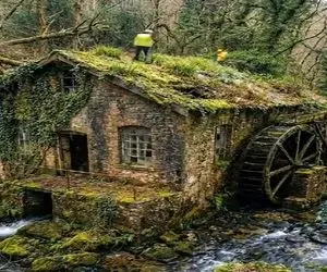 معماری خلاقانه؛ خونه رو تعمیر کردن از زیر اتاق خواب رودخونه میگذره ویوش فوق محشره