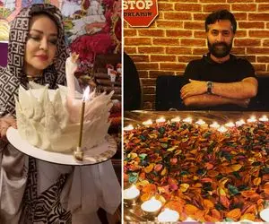 تولد بازی "بهاره رهنما" با شومیز و شلوار خفنش؛ حاجی جون مایه دارت کو پس؟