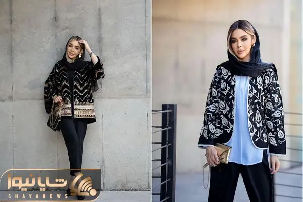 مانتو سوزن دوزی مخمل