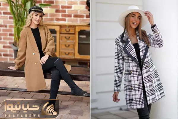انواع استایل زمستونی با پالتو