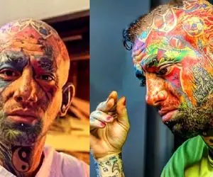 «تتلو»؛ هیبتی عجیب و پر از تتو و لاک!