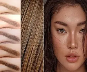 کدوم رنگ ابرو به پوستم میاد؟ / دیدی بعضیا رنگ بد میذارن آرایش نمیکنن روح میشن تو نشو