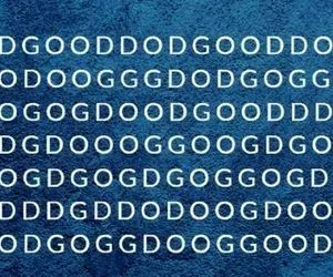 بای فکری؛ اگه قدرت هوشت تا 777 آسمون رفته کلمه پنهان " god "رو بین g d o پیدا کن