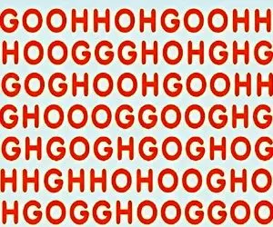 بازی فکری؛ بتونب کلمه HOG رو بین اینهمه حروف گیج کننده پیدا کنی بیناییت لایک داره