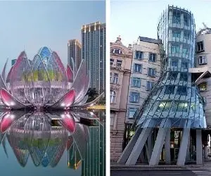 عجیب ترین معماری های جهان / با دیدن این سازه ها انگشت به دهن میمونی