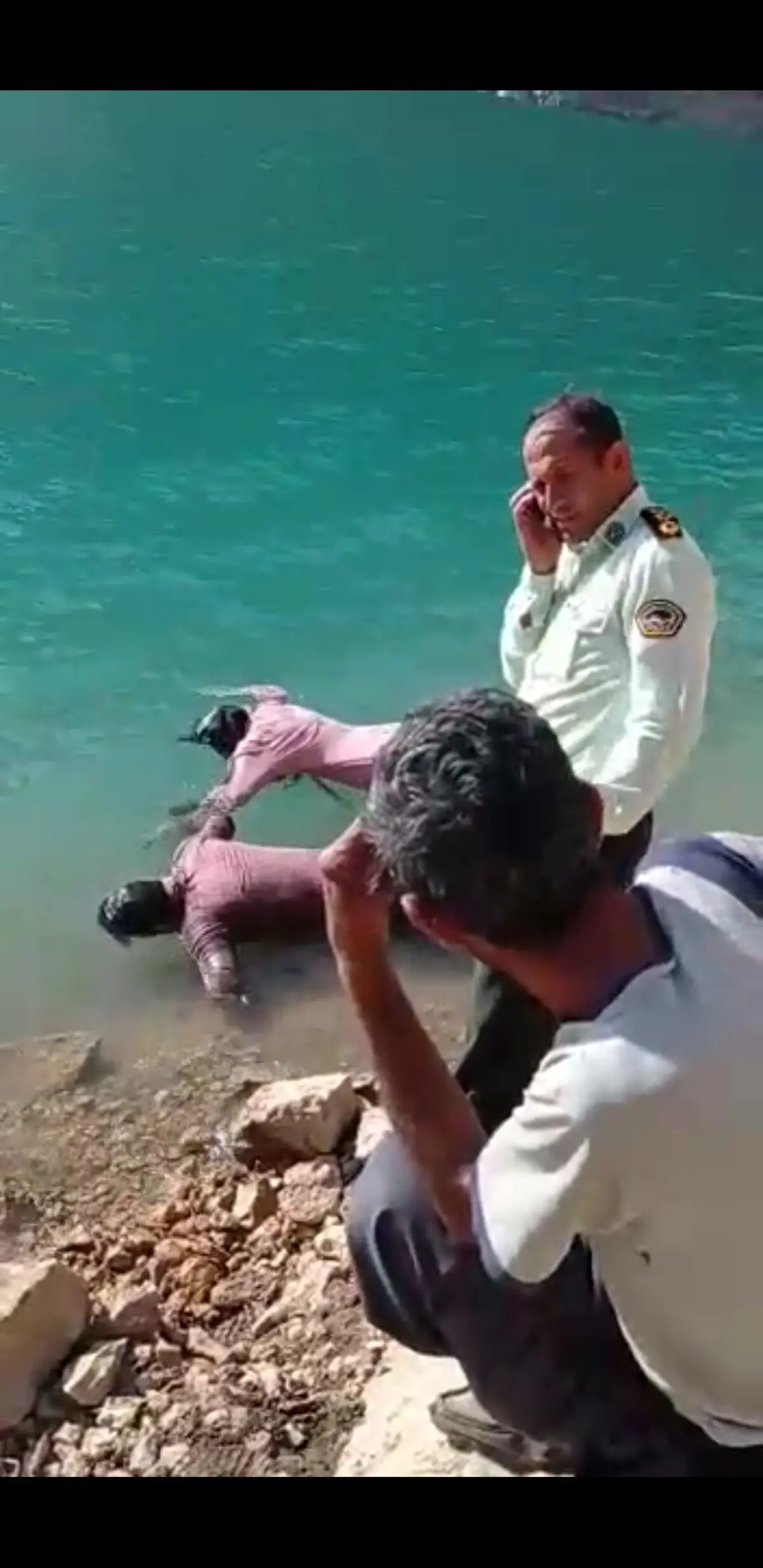 خودکشی دختر و پسر رودخانه کارون