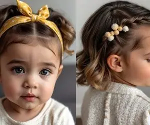 ایده های ساده و ترند 2024 برای موهای دختر بچه ها / موهای پرنسس های کارتونی