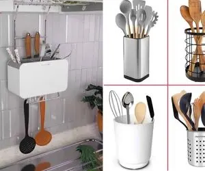 جا قاشقی های جدید بازار / روی سینک یا آویزون از آبچکان با اینا مشتاقی برا ظرف شستن