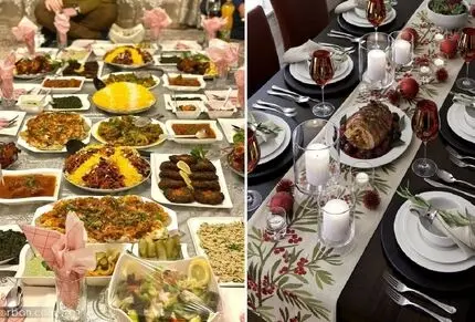 ایده های چیدمان میز شام خوشمزه؛ زیبایی بصری، جذابیت طعم غذا رو میلیون برابر میکنه