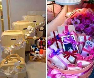 پک کادویی حنابندون عروس/ ایده‌ هایی جذاب و خلاقانه برای کادویی حنابندون