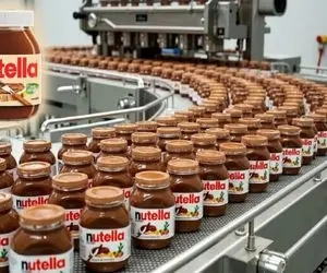 کارخانه نوتلا؛ با یه میلیارد تن شکلات آب شده و دستگاه پیشرفته نوتلا درسته میکنن