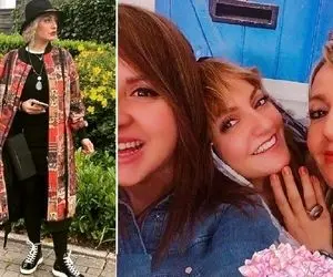 فیگور پرنده "مهناز افشار" تو چهارشنبه سوری و ویلای لوکس؛ خواهر و خواهرزادش چه شیکولن!