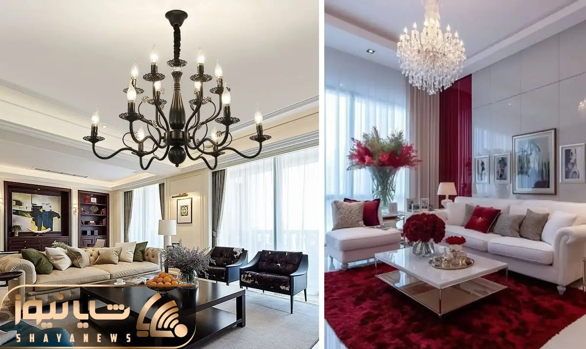 بهترین ست سازی فرش و لوستر در طراحی داخلی خانه؛ شباهت مهم نیست تناسب اصل کاریه