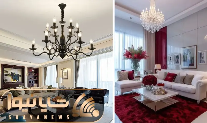 بهترین ست سازی فرش و لوستر در طراحی داخلی خانه؛ شباهت مهم نیست تناسب اصل کاریه