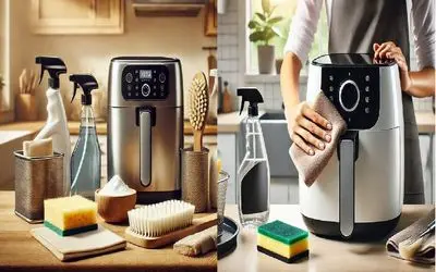 سرخ‌ کن رو چطوری راحت تمیز کنیم؟/ این کار رو بدون چرب و چیل کردن آشپزخونه انجام بده