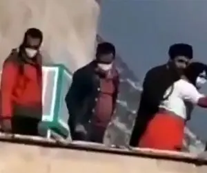 خودکشی نافرجام زن جوان بعد از زلزله در سی سخت+فیلم