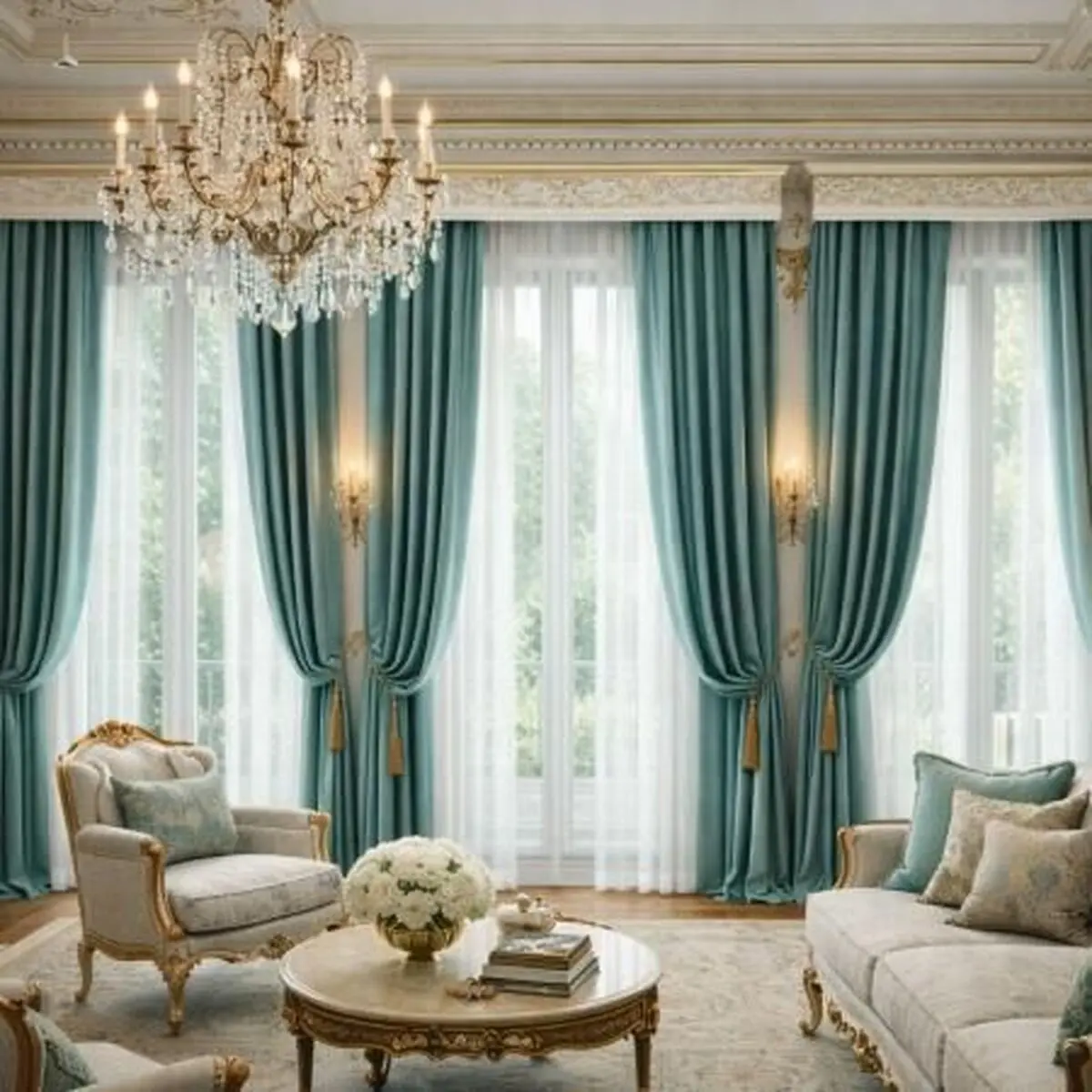 پرده سالن پذیرایی