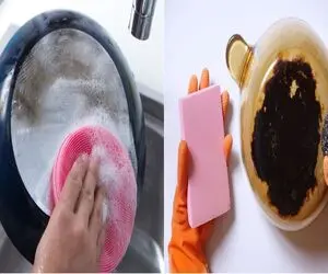 ترفندهای عجیب اما مؤثر برای تمیزی پشت قابلمه/ روش جلوگیری از سیاهی دوباره قابلمه‌ ها