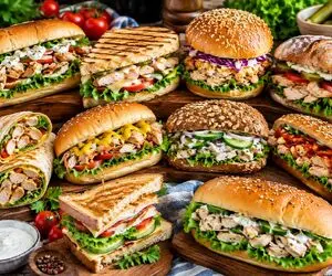 10 تا ساندویچ گرم و سرد با مرغ آبپز؛ خوشمزه و ساده مناسب هر سلیقه ای