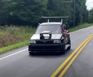 (عکس) پراید عجیب و غریب پزشک بازنشسته! 