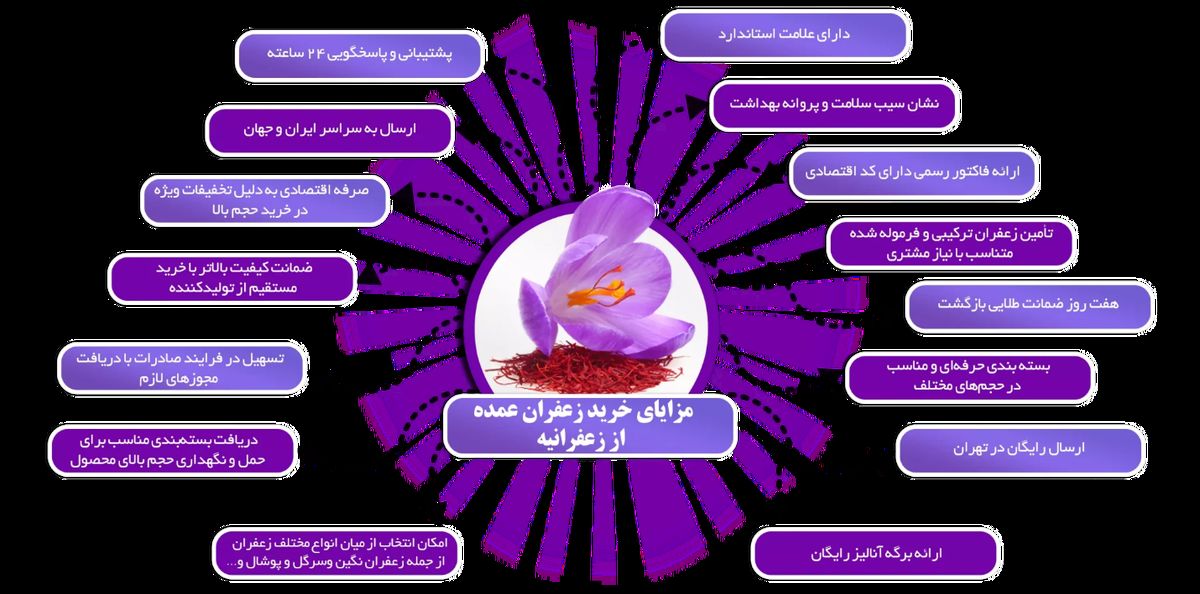 عنوان _ راهنمای خرید زعفران عمده + معرفی بهترین سایت برای خرید اینترنتی زعفران به صورت عمده - تصویر 3