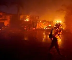 ماجرای آتش سوزی هولناک در محله چیدز