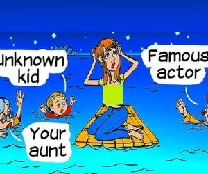 بازی فکری؛ شیش دنگ حواستو بده بگو جای خانومه بودی اول کیو نجات میدادی از غرق شدن