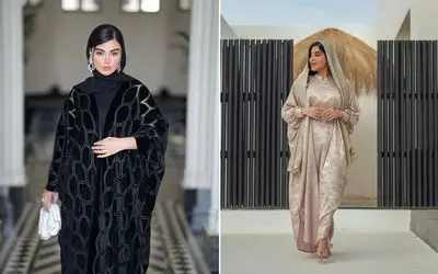 مانتو عبایی شیک و مدرن 1404؛ انتخاب زنان شیخ های عرب که پول از سر و کولشون بالا میره