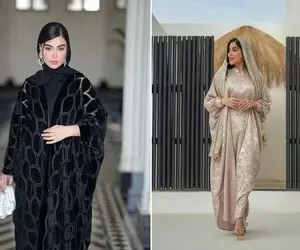 مانتو عبایی شیک و مدرن 1404؛ انتخاب زنان شیخ های عرب که پول از سر و کولشون بالا میره